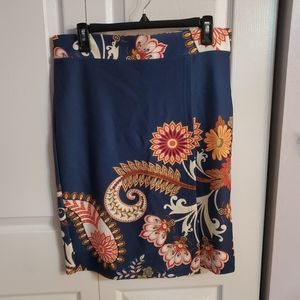 Lily Floral skirt NWT